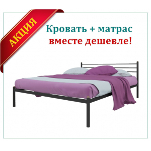 Кровать Милана + матрас Эдельвейс Флекс Эко 15 см (в скрутке)
