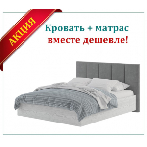 Кровать Марта Вуд + матрас Эвотек Харвер